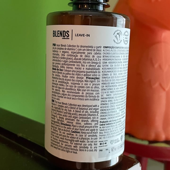 photo of Inoar Leave-In blends shared by @alexandrazamb on  02 May 2022 - review
