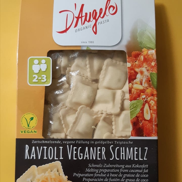 photo of D'Angelo Ravioli Veganer Schmelz shared by @18january on  08 Jun 2021 - review