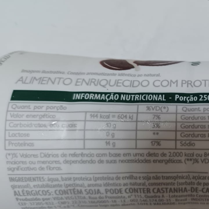 photo of Vida Veg Veg Protein Cookies n Cream shared by @michelleciascavegan on  13 Jan 2022 - review