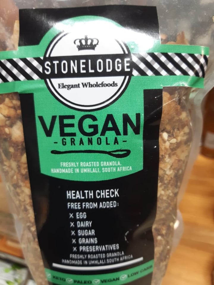 photo of Stonelodge Vegan Granola shared by @paulg on  05 Feb 2020 - review