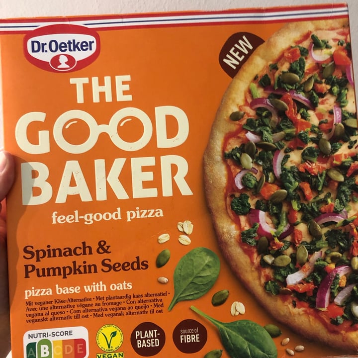 photo of Dr. Oetker The Good Baker Feel-Good Pizza (Spinach & Pumpkin Seeds) shared by @laiacs91 on  15 Apr 2022 - review