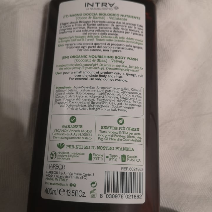 review photo of Intra Natural Bagno Doccia Biologico Nutriente Cocco & Karitè shared by @taende on 13 Sep 2022 - review