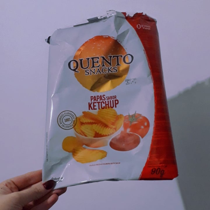photo of Quento Snacks Papas Fritas Sabor Ketchup shared by @dbg on  28 May 2021 - review