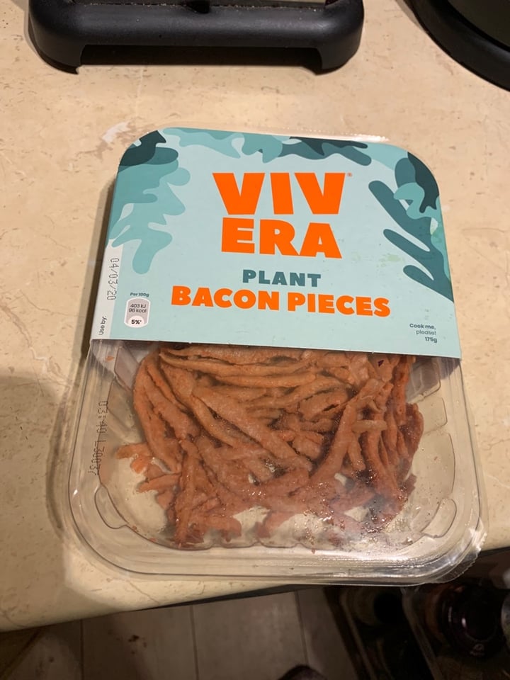 photo of Vivera Plant Bacon Pieces shared by @elderberry on  05 Mar 2020 - review