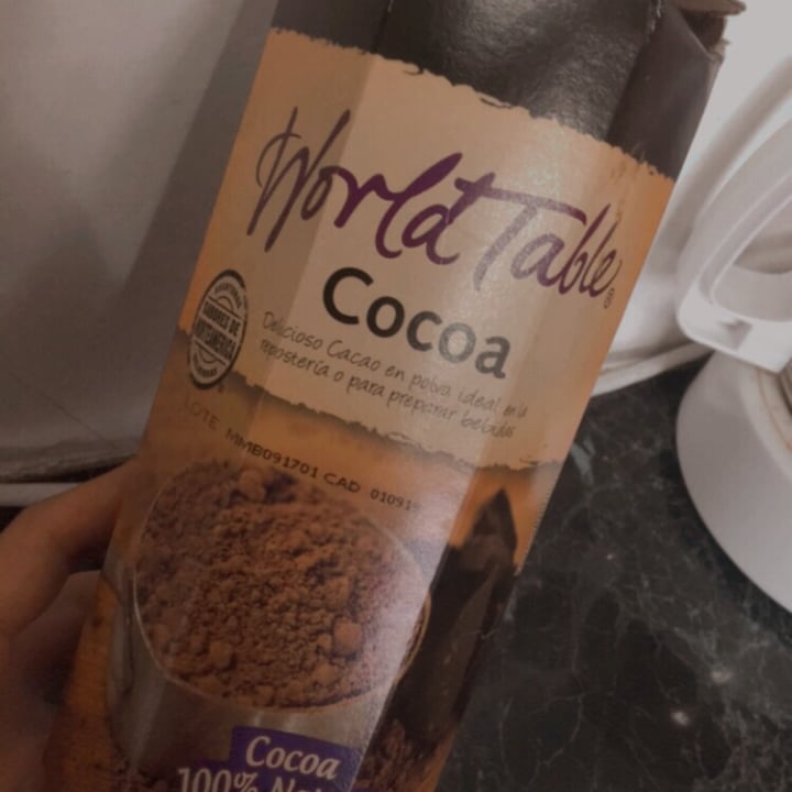 photo of World table Cocoa shared by @majotorroella on  22 Jul 2020 - review