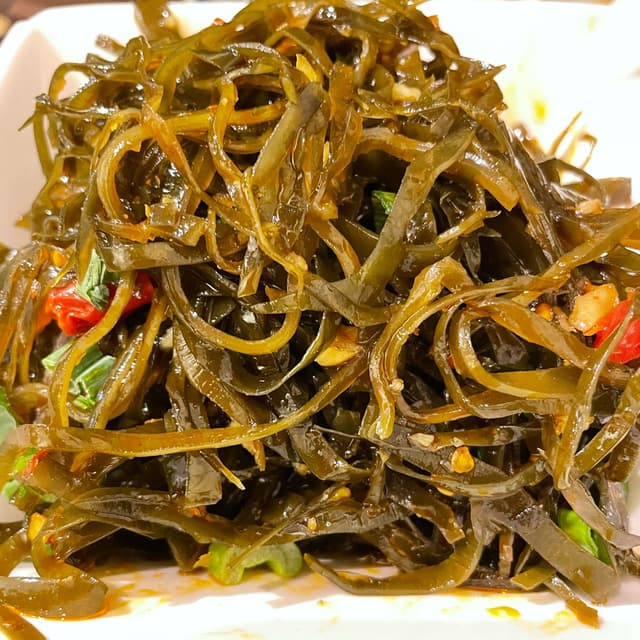 Foto del plato “insalata di alghe marine piccante”