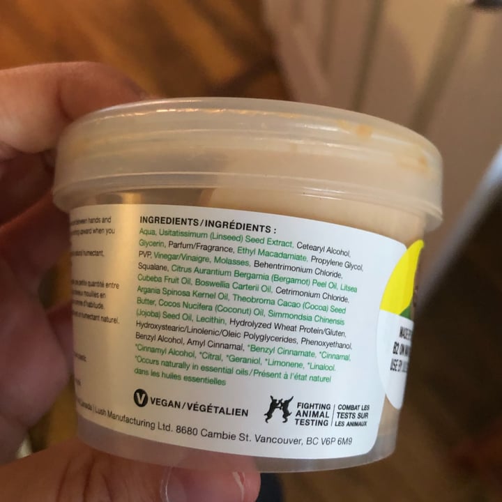 photo of LUSH Fresh Handmade Cosmetics Curl Power shared by @verovege on  01 Nov 2021 - review