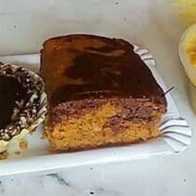 「Bizcocho de zanahoria y chocolate」の料理の写真