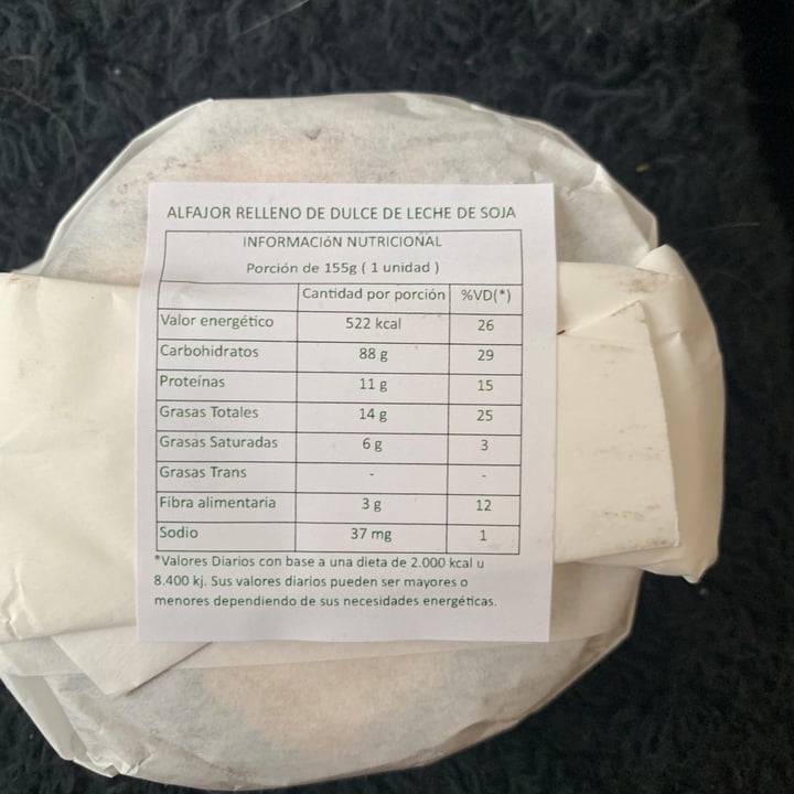 review photo of atakazovegano alfajor relleno de ddl de soja shared by @kalita111 on 09 May 2022 - review