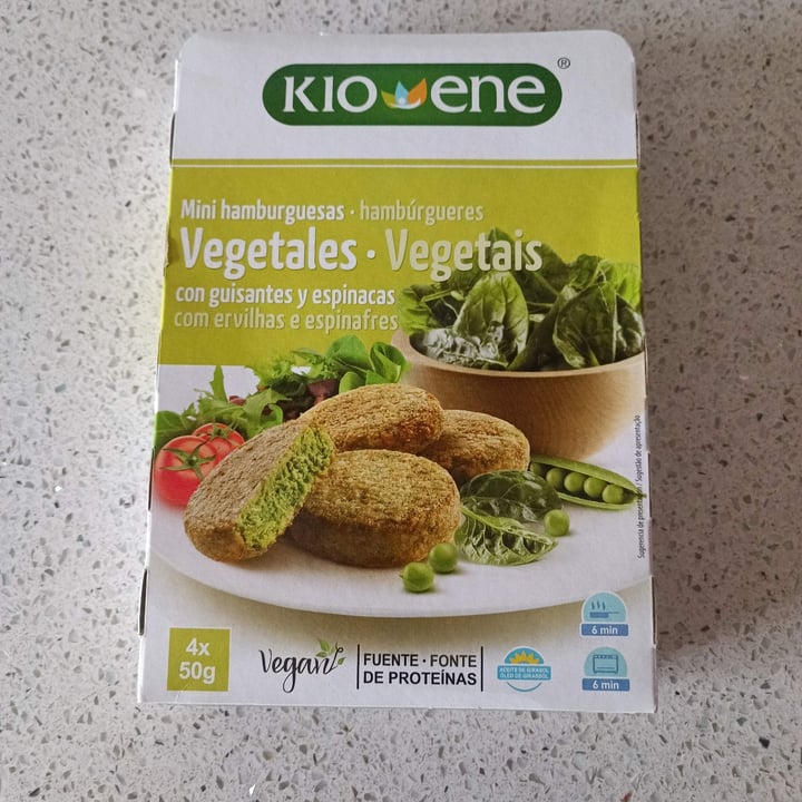 photo of Kioene Mini hamburguesas de guisantes y espinacas shared by @anabc3 on  05 Dec 2022 - review