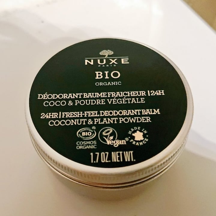 photo of Nuxe Déodorant Baume Fraîcheur 24h Coco & Poudre Végétale shared by @noafr on  24 Jun 2021 - review