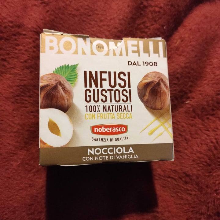 photo of Bonomelli Infusi Gustosi Nocciola Con Note Di Vaniglia shared by @myriamjaelriboldi on  12 Apr 2022 - review
