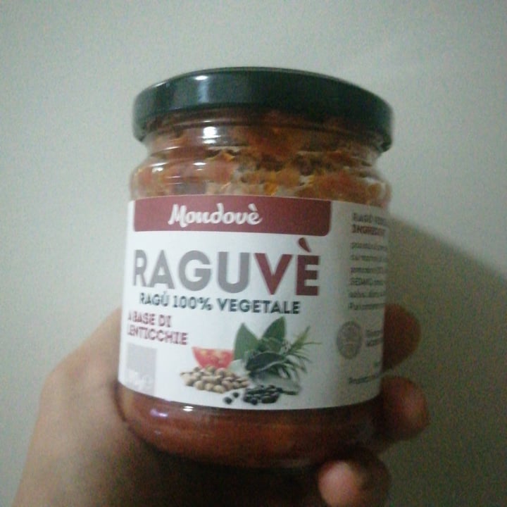 photo of Mondovè Ragù vegetale di lenticchie shared by @vegskinny on  20 Jun 2021 - review