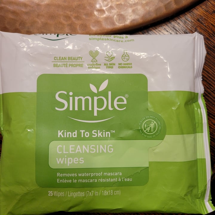 photo of Simple Cleansing Wipes shared by @jh1759 on  30 Jun 2021 - review