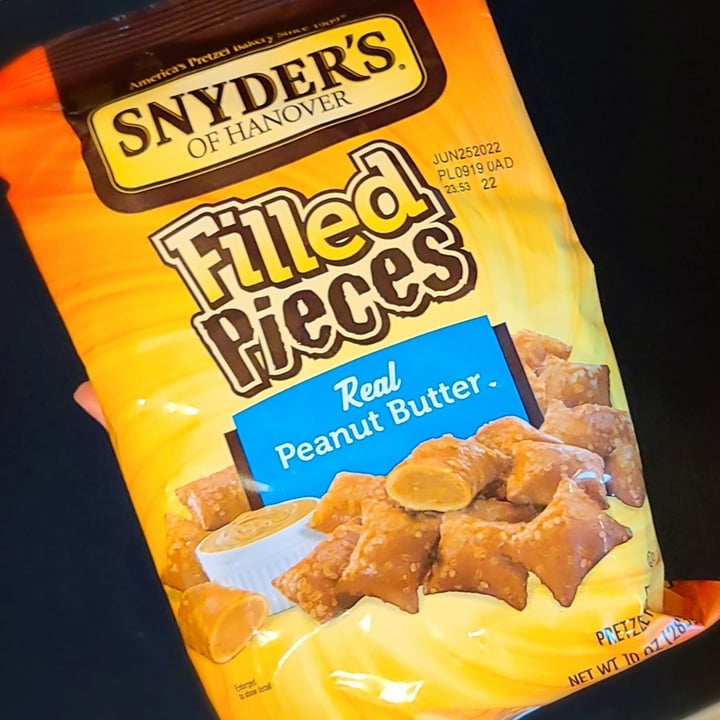 photo of Snyder's of Hanover Peanut Butter Filled Pieces shared by @agreene428 on  30 Nov 2021 - review