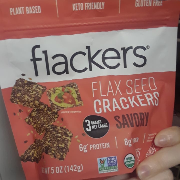 review photo of Flackers Flax Seed Crackers shared by @ecopvnk2 on 02 Sep 2021 - review