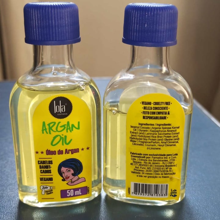 photo of Lola Cosmetics Óleo de argan (argan oil) shared by @larissg on  16 Oct 2022 - review