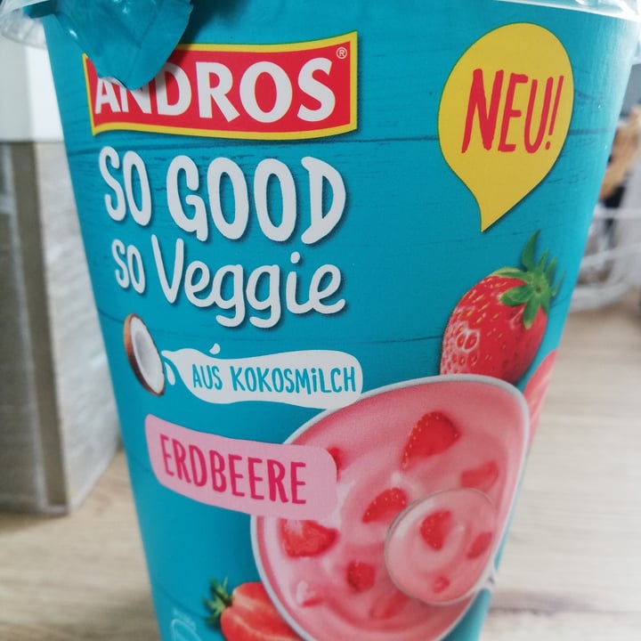 review photo of Andros Aus Kokosmilch Erdbeere shared by @chillmops on 30 Apr 2020 - review