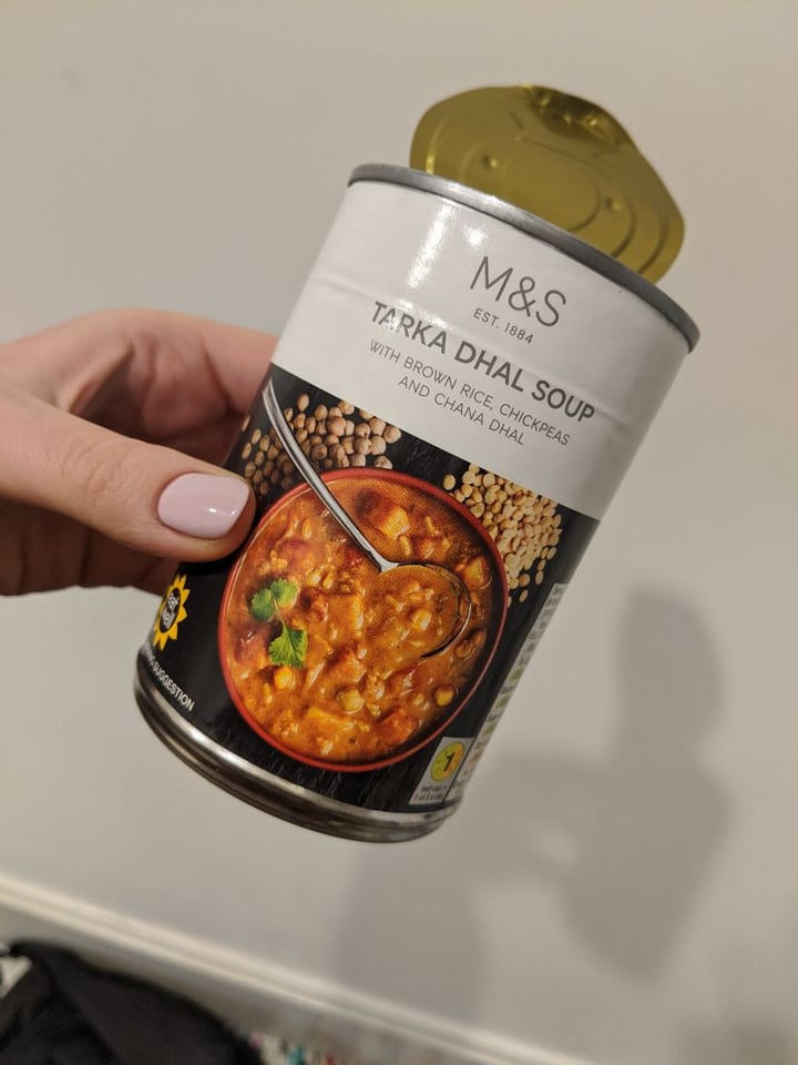 review photo of Marks & Spencer Food (M&S) Tarka Dhal Soup shared by @emmaww on 04 Mar 2020 - review