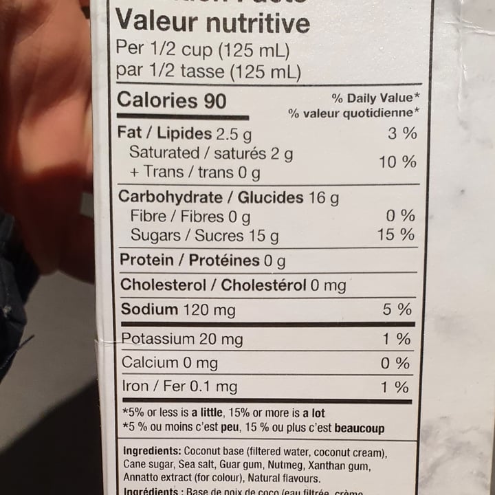 review photo of So Delicious Dairy Free Holiday Nog Coconutmilk shared by @sensitivequeer on 18 Dec 2020 - review