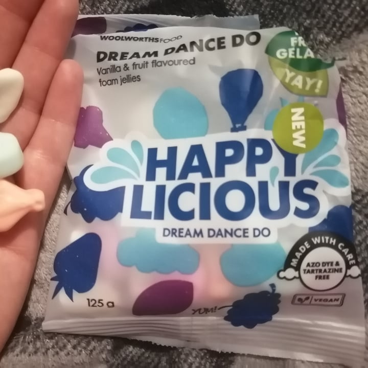 photo of Happylicious Vanilla And Fruit Flavored Foam Jellies shared by @nicoleveg on  17 Nov 2020 - review