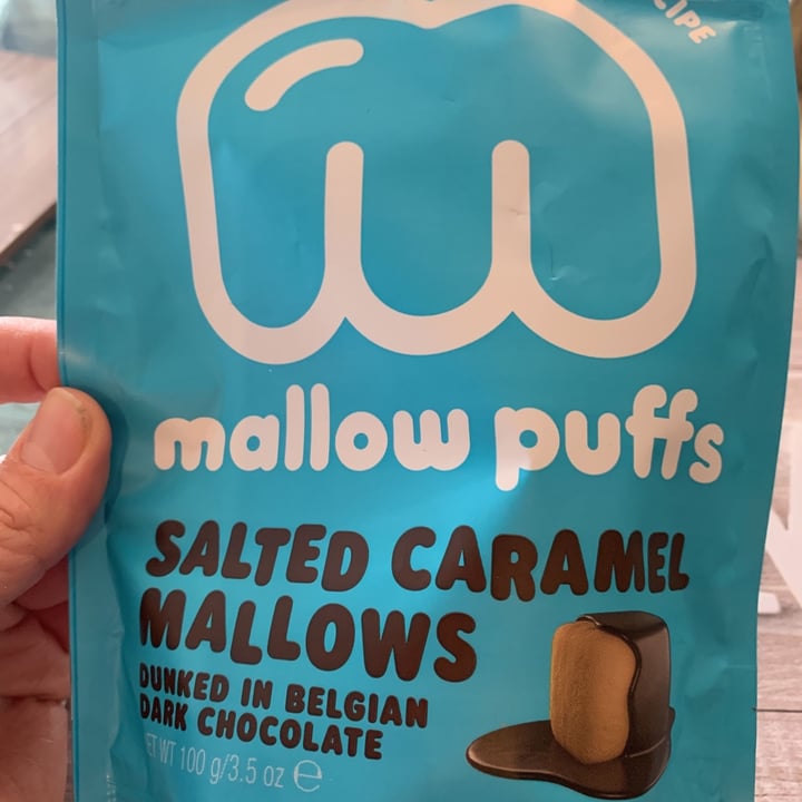 review photo of Mallow puffs Salted Caramel Mallows in Dark Chocolate shared by @nsvj on 03 Feb 2021 - review
