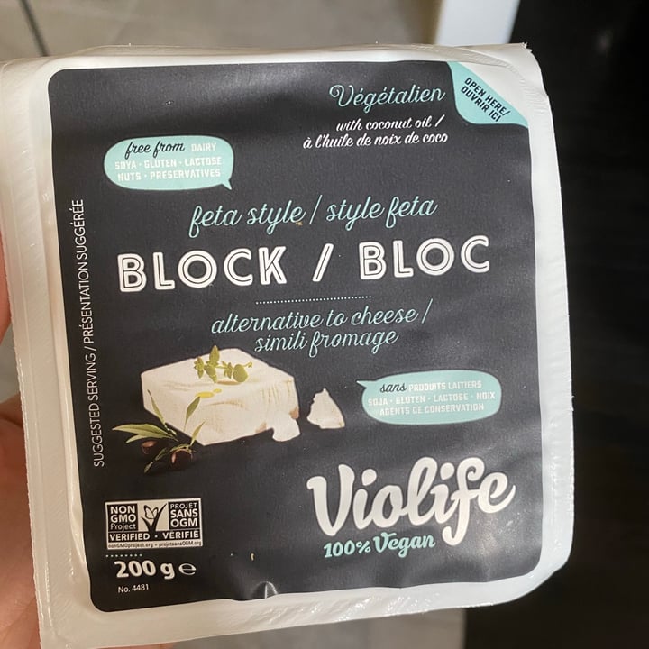 photo of Violife Feta Block - Greek White shared by @alexiscl on  21 Jun 2021 - review
