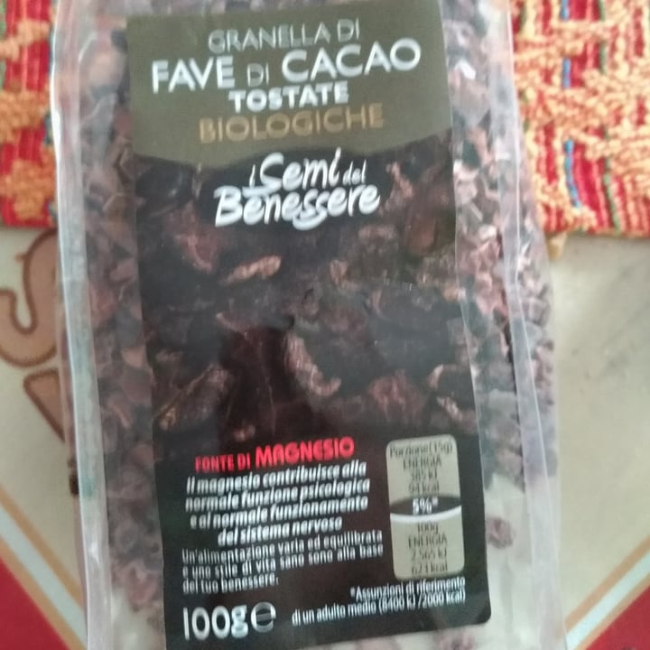 review photo of I Semi Del Benessere Granella di fave di cacao tostate shared by @elisaamadesi on 03 Apr 2022 - review