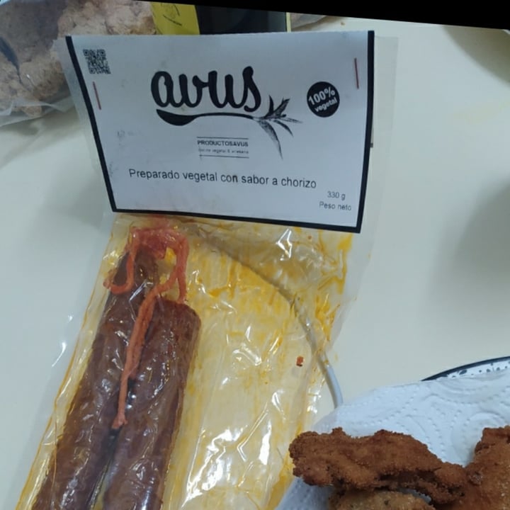 photo of Avus Chorizo extra shared by @martaveganrural on  18 Oct 2021 - review