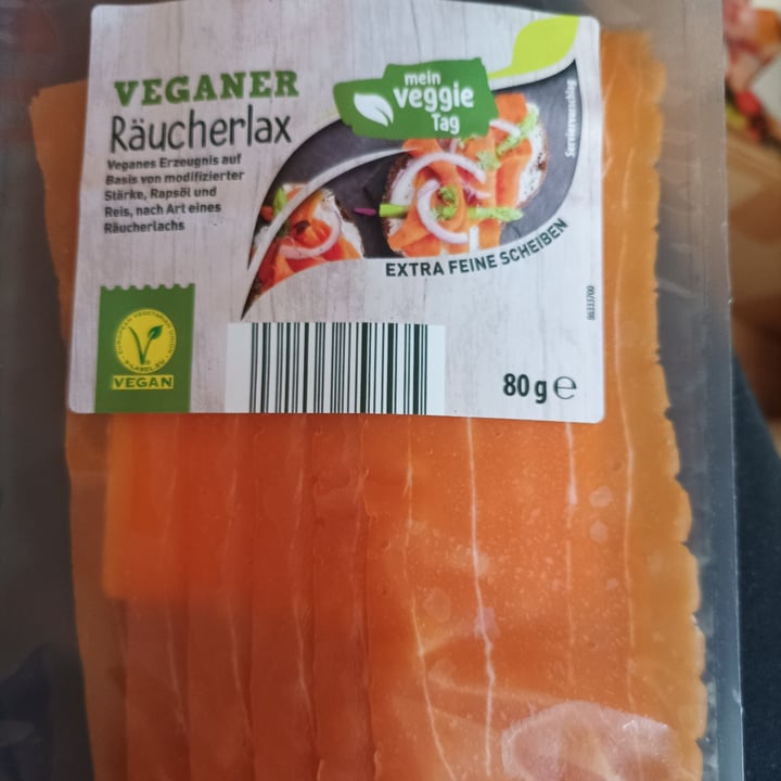 photo of Mein Veggie Tag veganer räucherlax shared by @m9v5m on  11 Oct 2022 - review