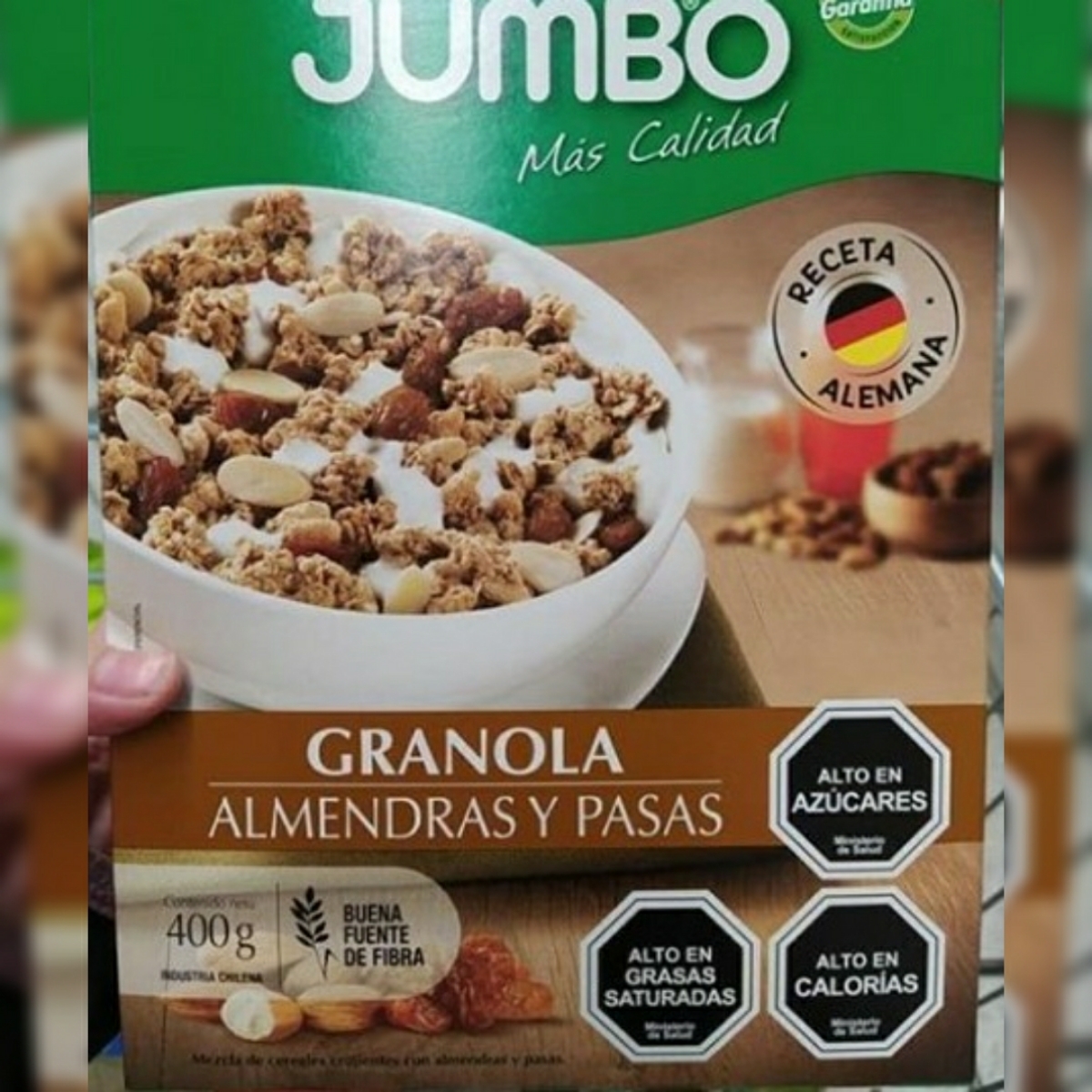 Jumbo Granola almendras y pasas Reviews abillion
