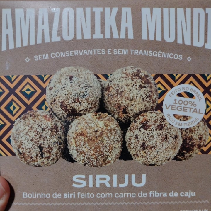 photo of Amazonika mundi Bolinho De "Siri" Vegano de Carne De Caju shared by @pmbfaria on  26 Jul 2022 - review