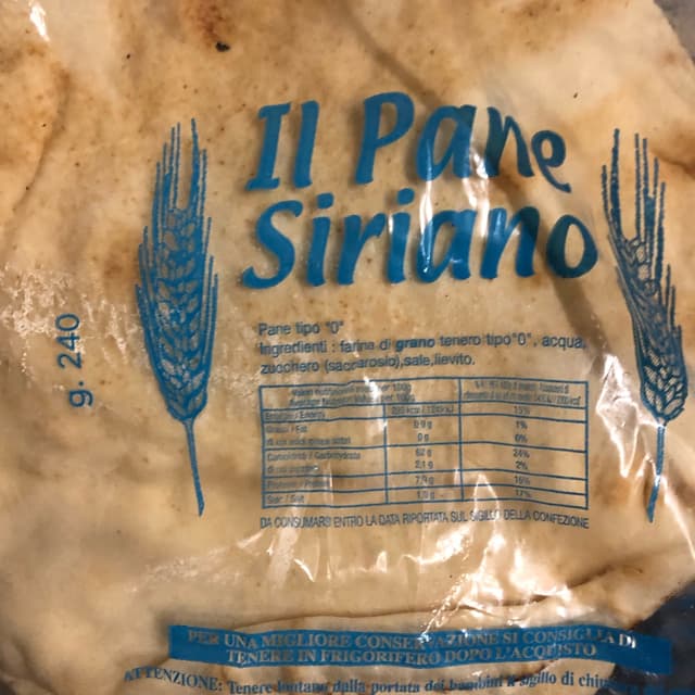 Photo of the dish “Pane siriano”