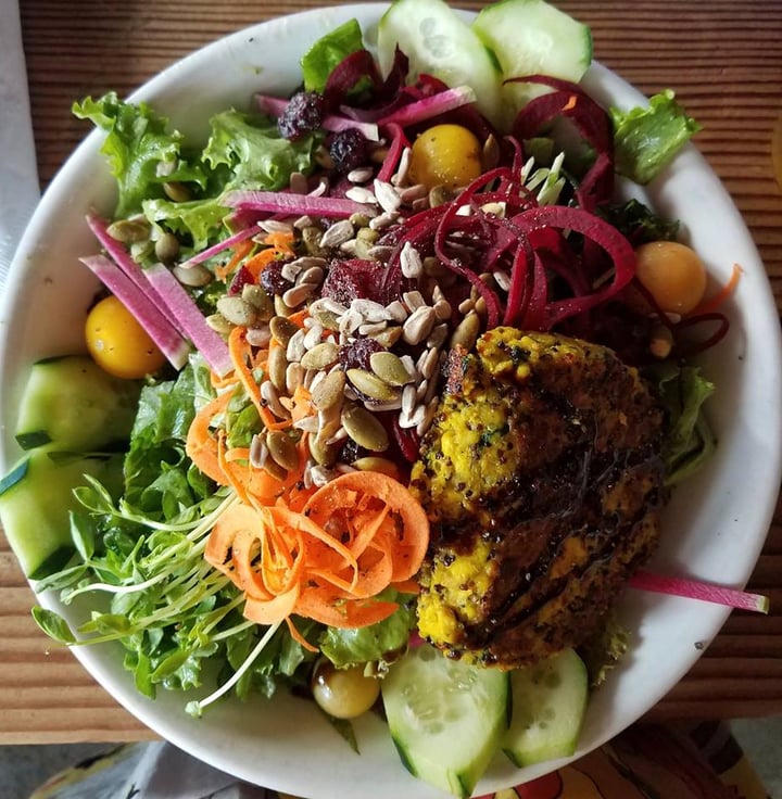 photo of Nalu's South Shore Grill Raw salad with grilled tofu shared by @leilani on  20 Feb 2018 - review