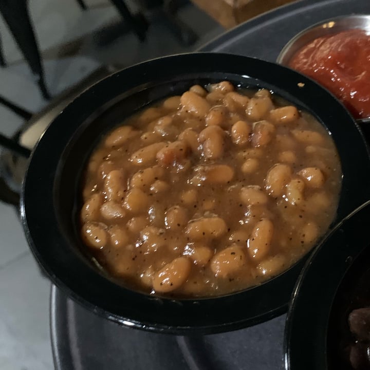 photo of Imagine Vegan Cafe BBQ Beans shared by @vegzari on  13 Mar 2022 - review