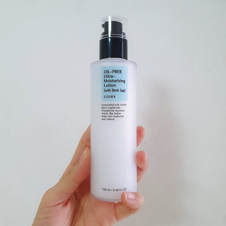 photo of Cosrx Oil-Free Ultra-Moisturising Lotion (with Birch Sap) shared by @iloveveggies on  24 Nov 2020 - review
