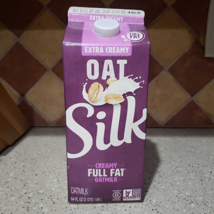 photo of Silk Extra creamy full fat oat milk shared by @korbinbarks5000 on  31 Aug 2021 - review