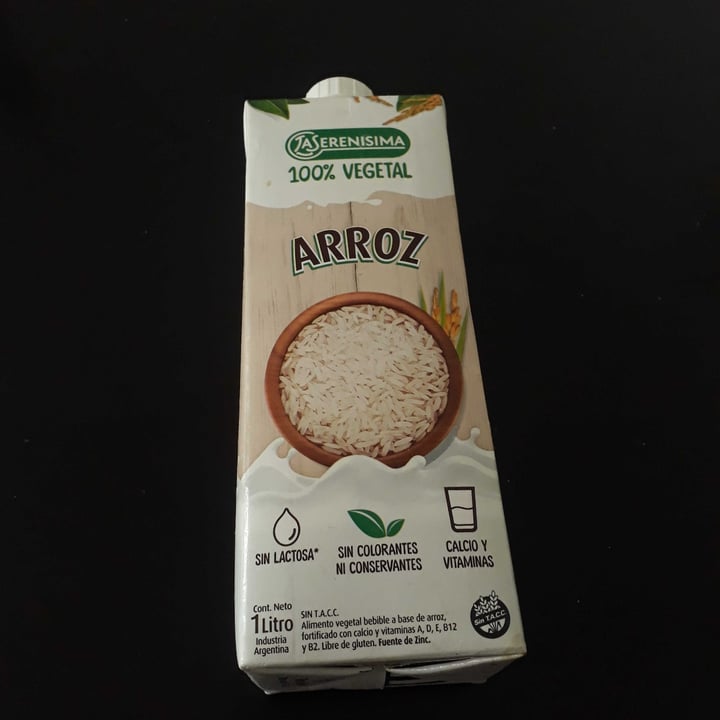 photo of La Serenísima Leche De Arroz shared by @nolateburns on  10 Mar 2022 - review