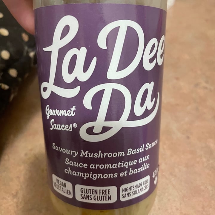 review photo of La Dee da gourmet sauces Savoury Mushroom Basil Sauce shared by @punky on 16 Sep 2021 - review