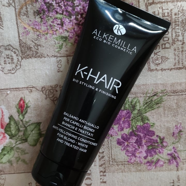 photo of Alkemilla K-Hair balsamo antigiallo shared by @giuliagioia on  17 Apr 2021 - review