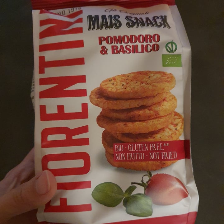 photo of Fiorentini Mais snack pomoro & basilico shared by @deborabattaglia on  29 Jun 2022 - review
