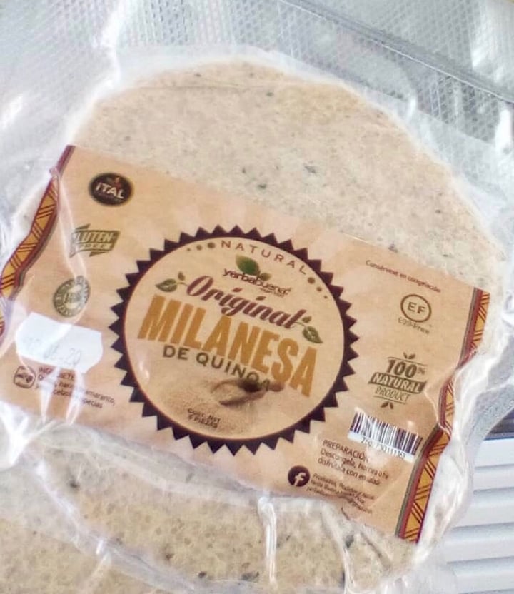 photo of Yerbabuena Milanesa De Quinoa shared by @calci-fer on  23 Mar 2020 - review