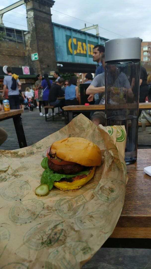 photo of VBurger Camden Beet Burger shared by @veganotti on  02 Jun 2019 - review