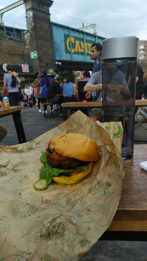 review photo of VBurger Camden Beet Burger shared by @veganotti on 02 Jun 2019 - review