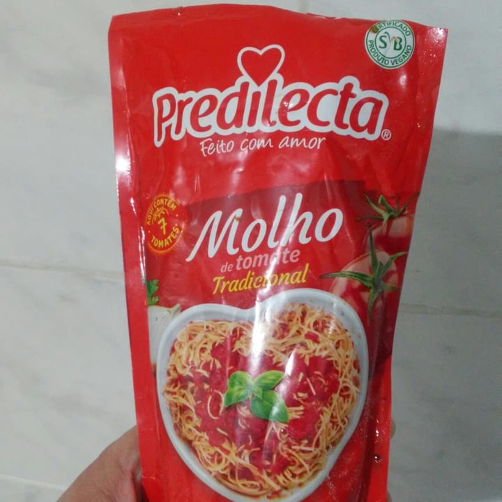 review photo of Predilecta Molho de Tomate Vegano sem açúcar shared by @marina79 on 15 Jul 2022 - review