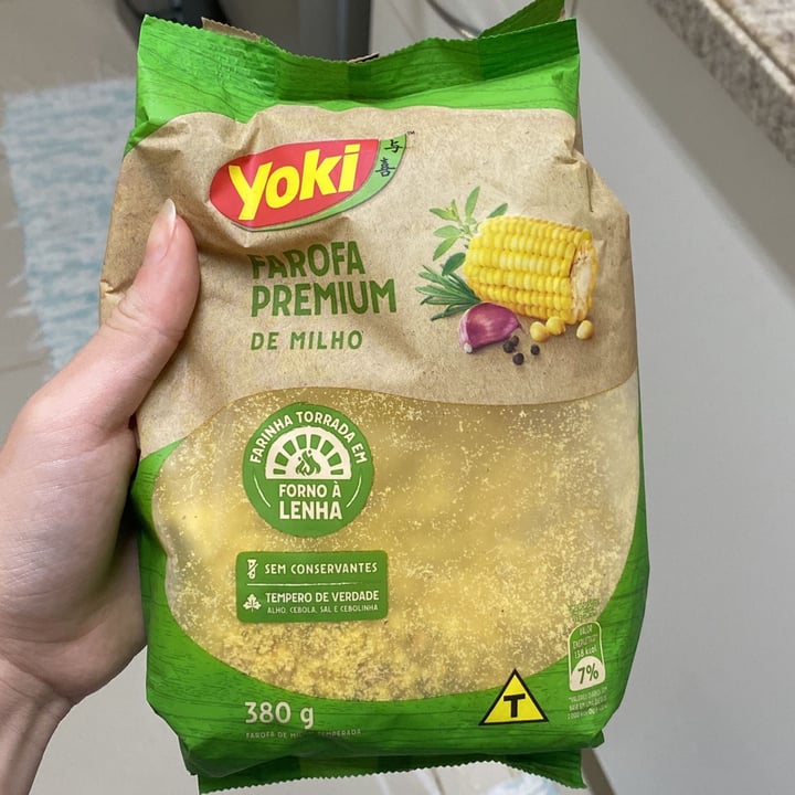 photo of Yoki Farofa Premium de Milho shared by @fezinharup on  26 Nov 2022 - review