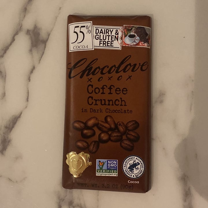 photo of Chocolove Coffee Crunch in Dark Chocolate shared by @luciakopp on  22 Nov 2022 - review