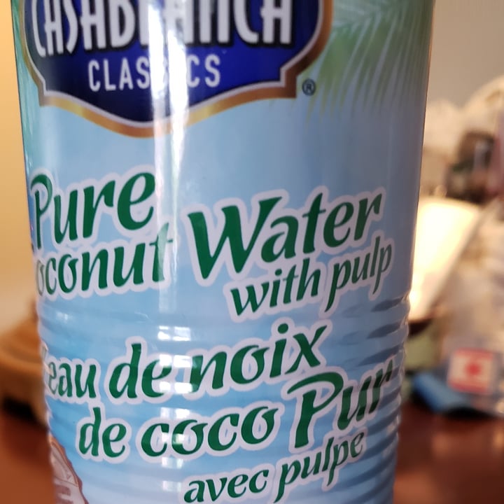 photo of Casablanca Classics Pure Coconut Water With Pulp shared by @veganlifestyles on  30 Jun 2021 - review