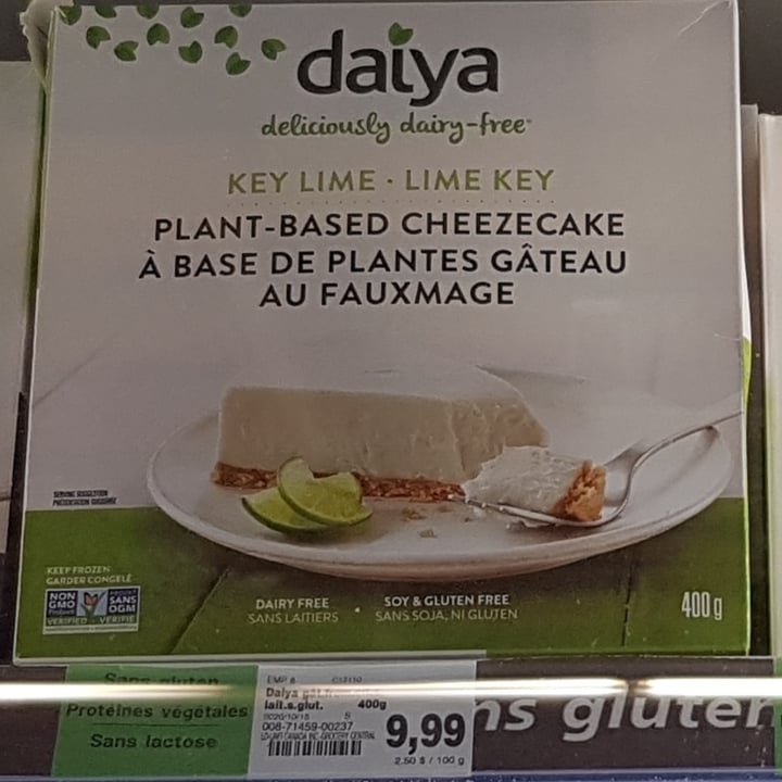 photo of Daiya Key Lime Cheezecake shared by @philthevegan120 on  07 Nov 2021 - review