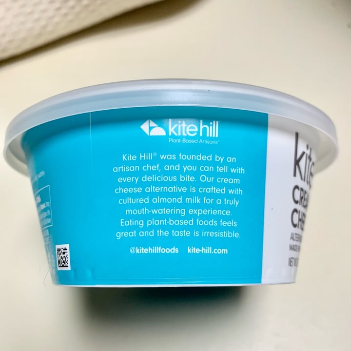 review photo of Kite Hill Cream Cheese Alternative Plain shared by @anthrowolfe on 30 Jul 2022 - review